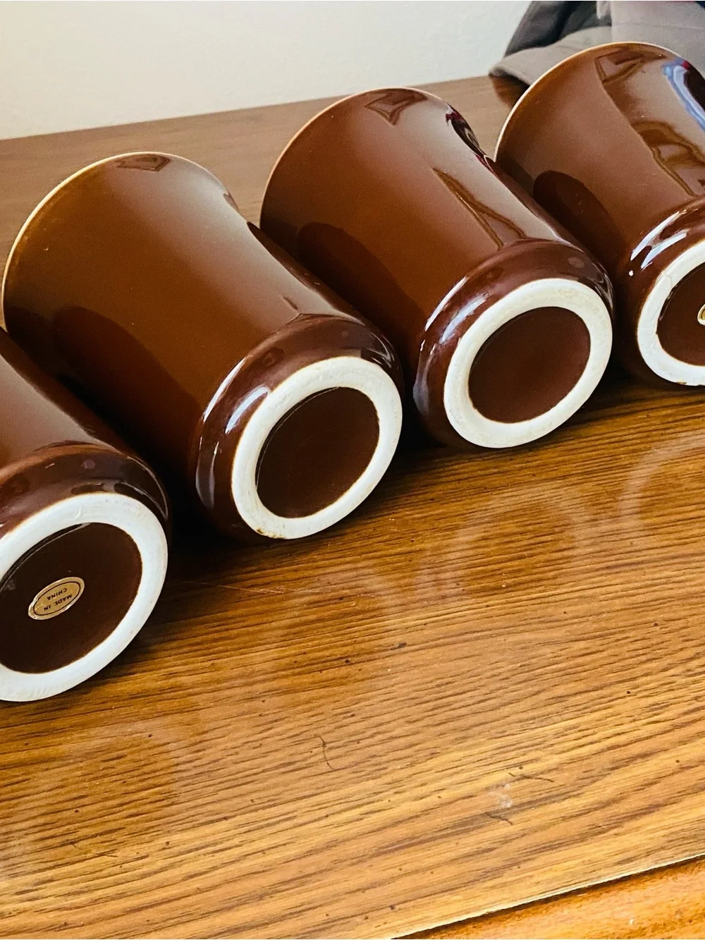 4-4 inch vintage mugs